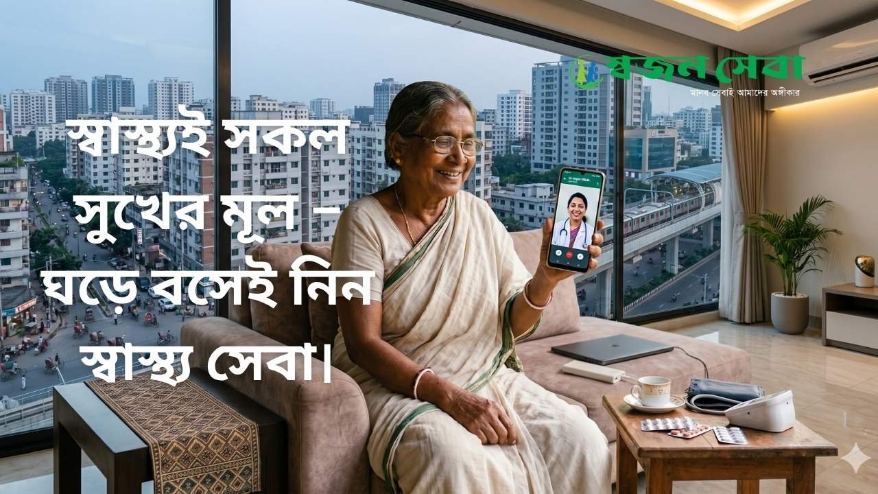 You are currently viewing স্বাস্থ্যই সকল সুখের মূল – ঘড়ে বসেই নিন স্বাস্থ্য সেবা।